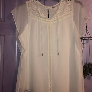CK White Blouse | tags attached | size medium